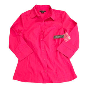 Covington Essentials Small Pink Long Sleeve Button Up Shirt